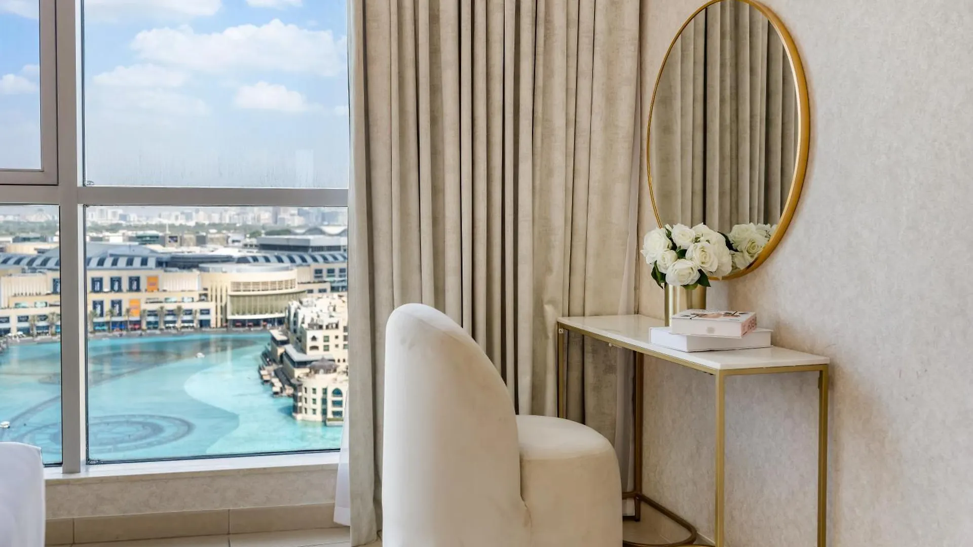 Apartmán Durrani Homes - Modern Living 3Br With Burj Khalifa And Fountain View - Third Room Without Partition Dubaj