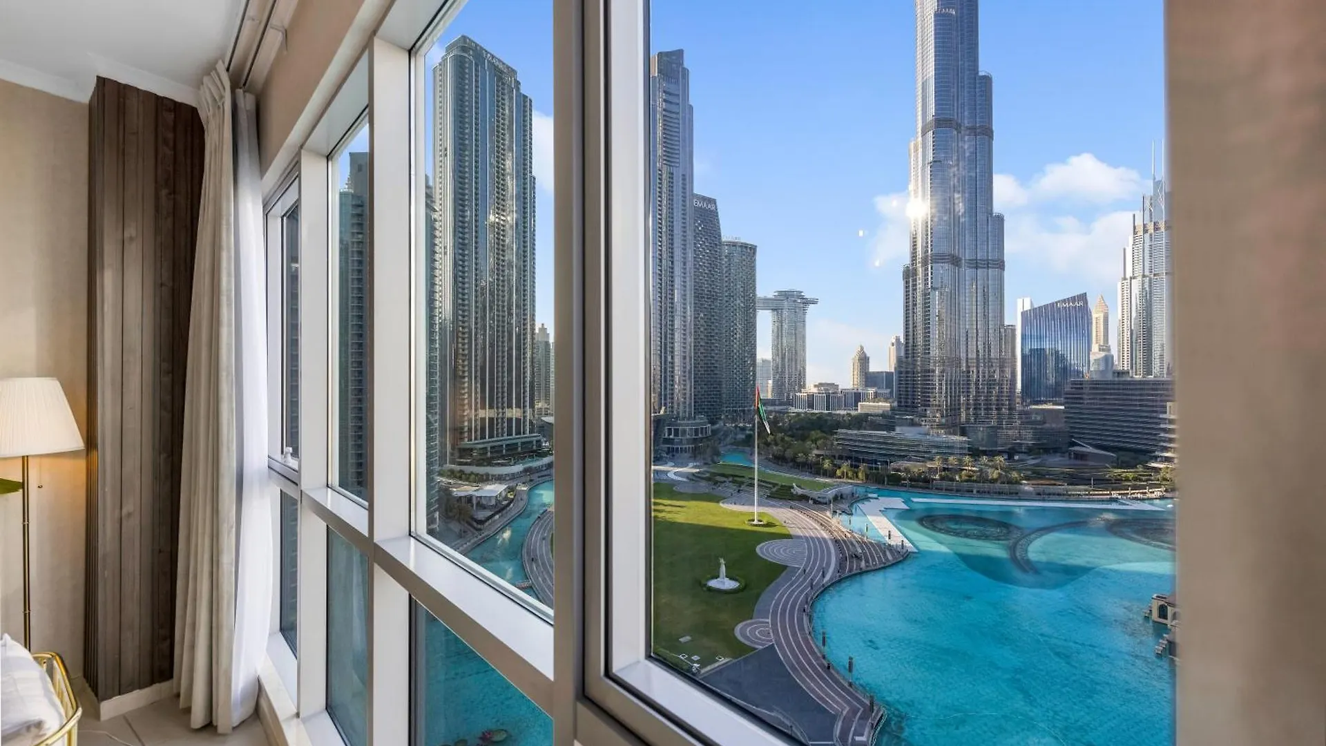 Durrani Homes - Modern Living 3Br With Burj Khalifa And Fountain View - Third Room Without Partition Dubaj