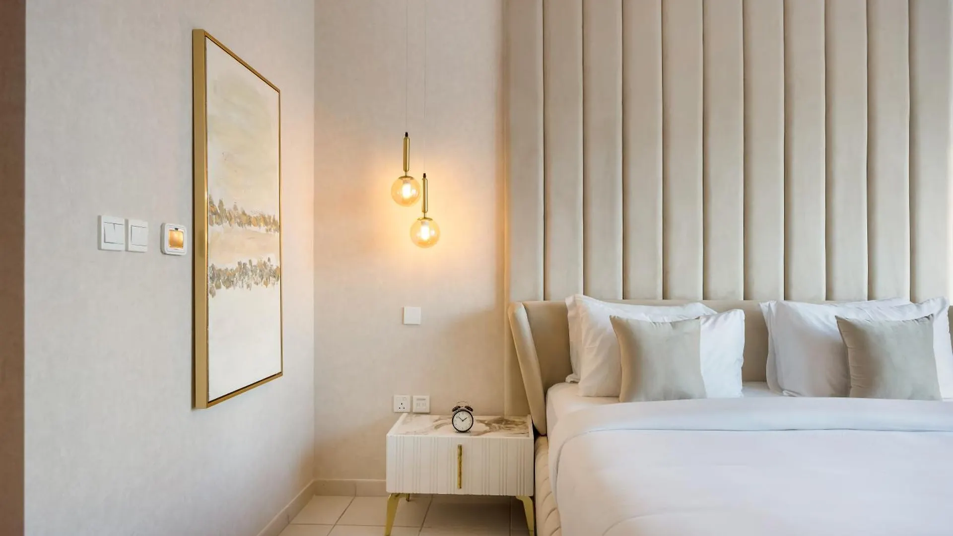 Durrani Homes - Modern Living 3Br With Burj Khalifa And Fountain View - Third Room Without Partition Dubai
