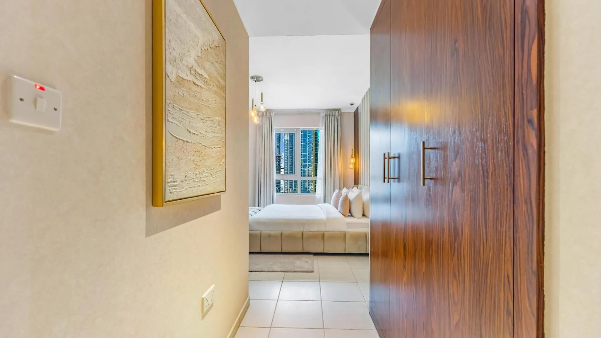 Durrani Homes - Modern Living 3Br With Burj Khalifa And Fountain View - Third Room Without Partition Dubai Apartment