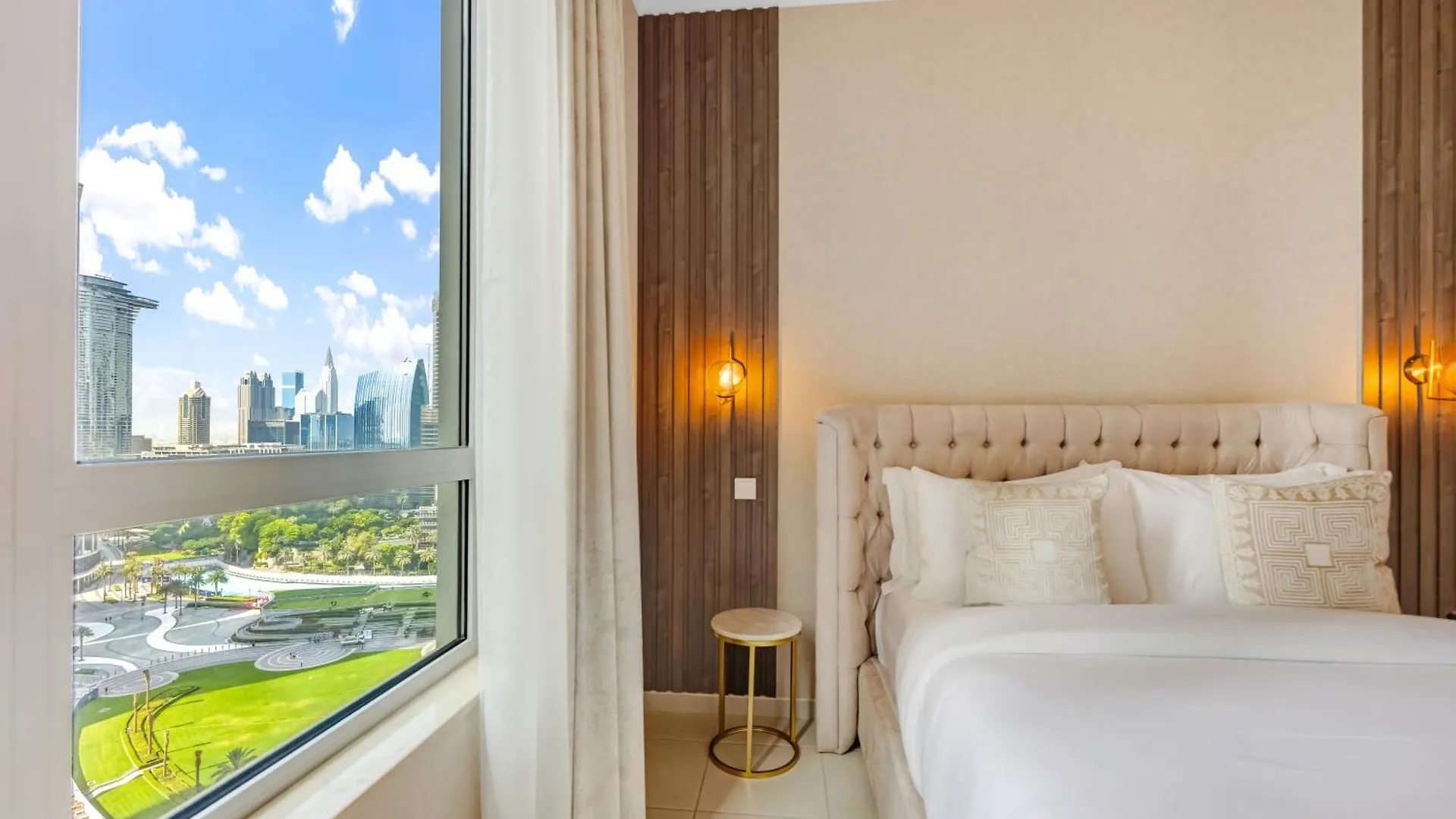 Durrani Homes - Modern Living 3Br With Burj Khalifa And Fountain View - Third Room Without Partition Dubaj 0*,  Spojené arabské emiráty