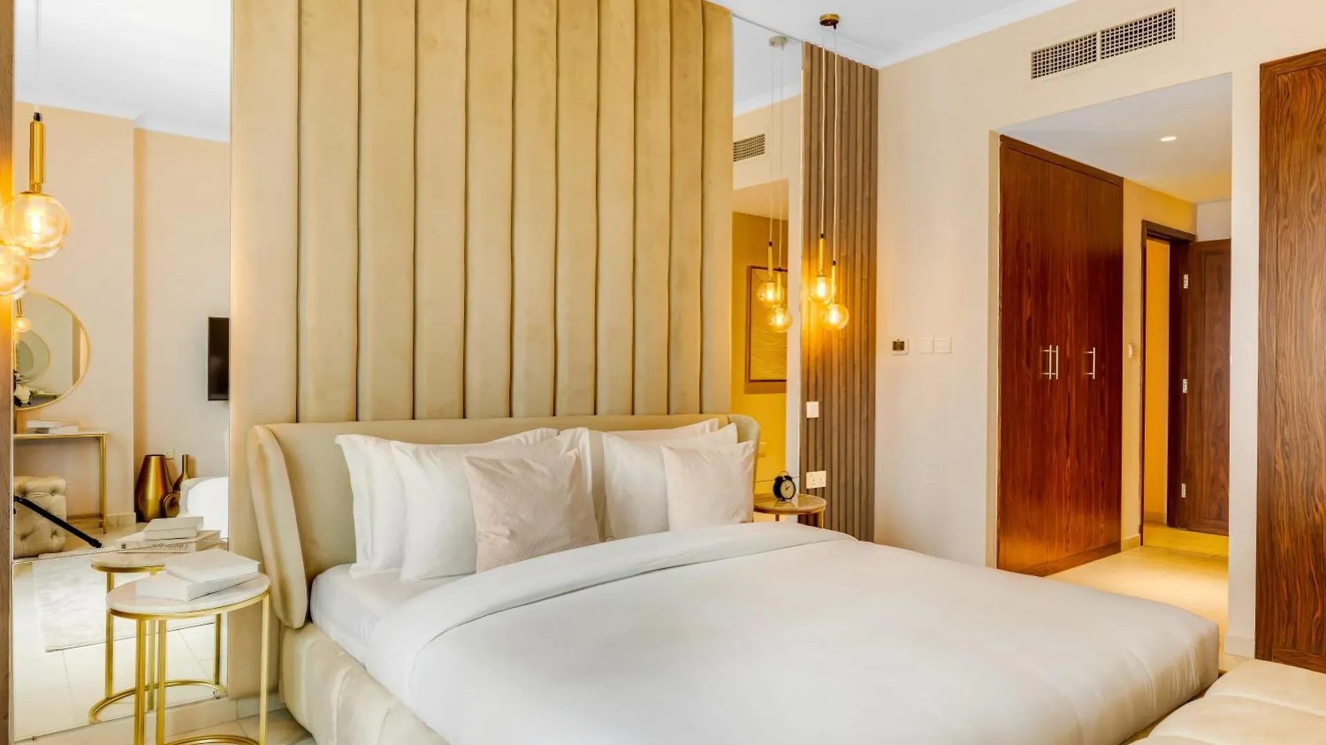 Apartmán Durrani Homes - Modern Living 3Br With Burj Khalifa And Fountain View - Third Room Without Partition Dubaj