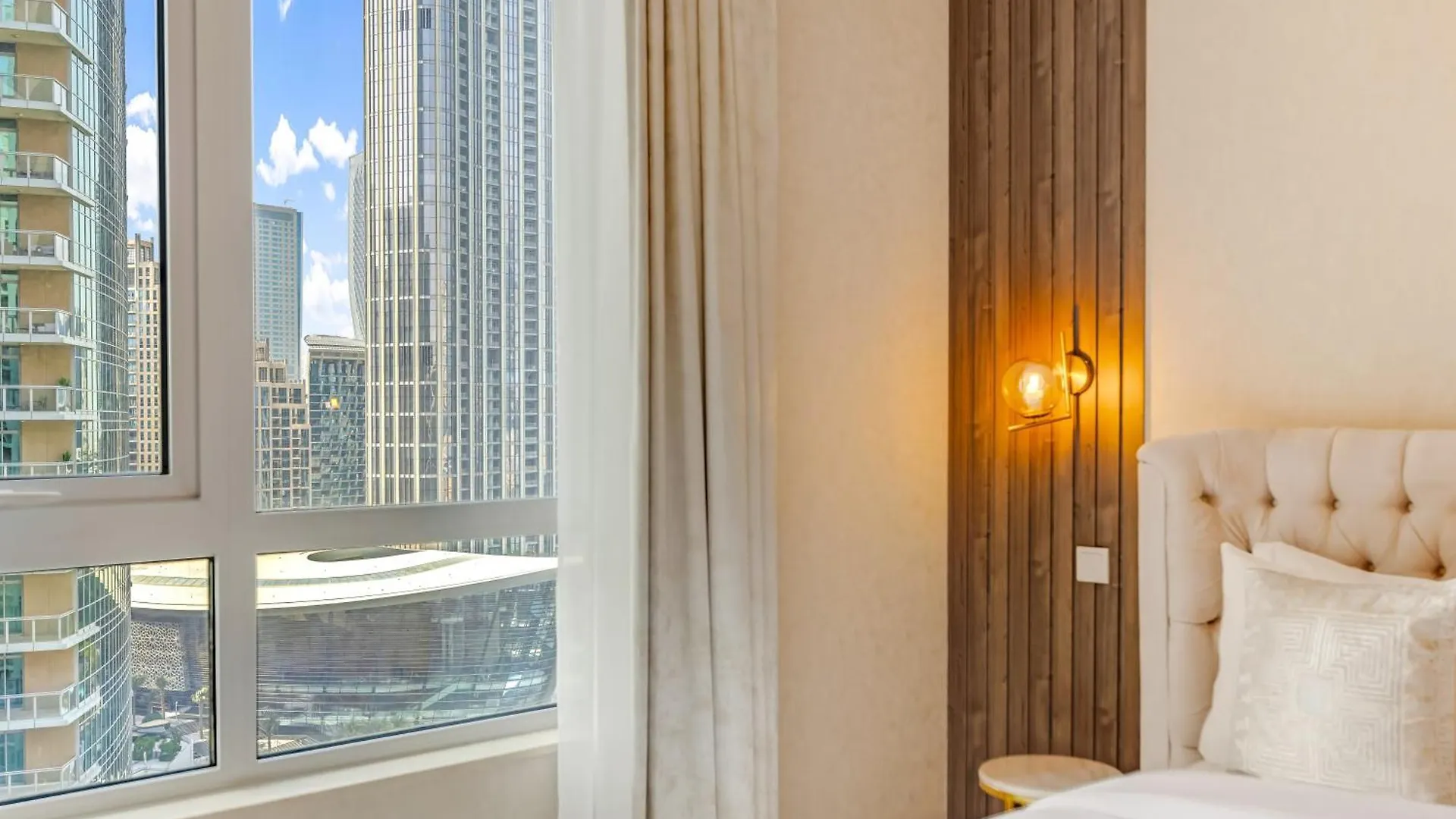 Apartmán Durrani Homes - Modern Living 3Br With Burj Khalifa And Fountain View - Third Room Without Partition Dubaj