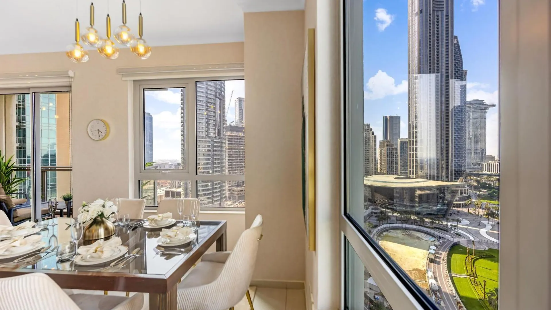 Durrani Homes - Modern Living 3Br With Burj Khalifa And Fountain View - Third Room Without Partition Dubai 0*,  United Arab Emirates